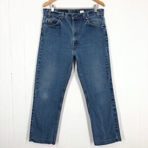 VTG Levis 505 Jean 90s Regular Fit Straight Leg Orange Tab Waist 33 *Tag Size 36